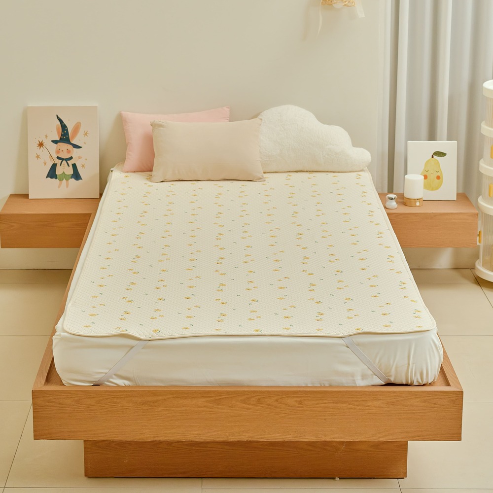 아가짱 신생아 논슬립 방수요 방수패드 당근토끼 SS (슈퍼싱글)