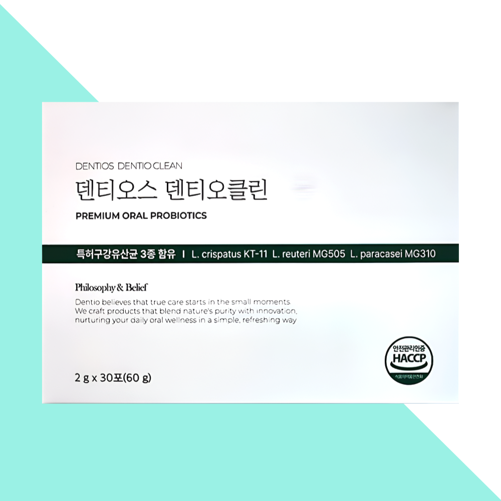 덴티오클린 구강 유산균 잇몸 덴티오스 30포X1개 - 상품 이미지