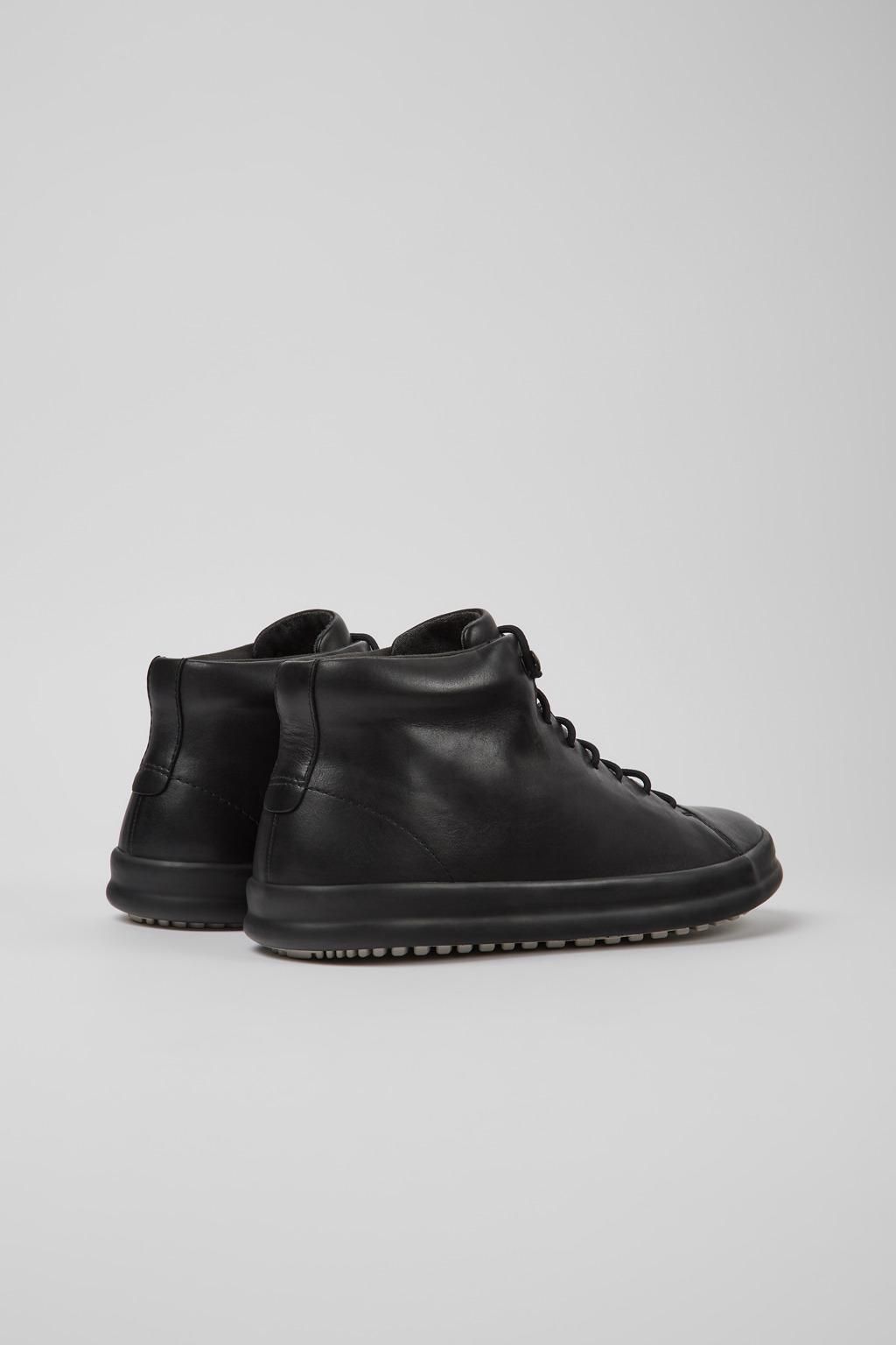 캠퍼 프리미엄 레더 남성 앵클부츠 Chasis K300236-004 BLACK - 상세 이미지 3