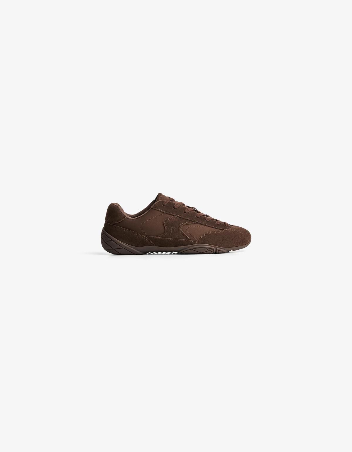 버쉬카 슬림핏 브라운 트레이닝 스니커즈 2310/664 BROWN - 상세 이미지 4