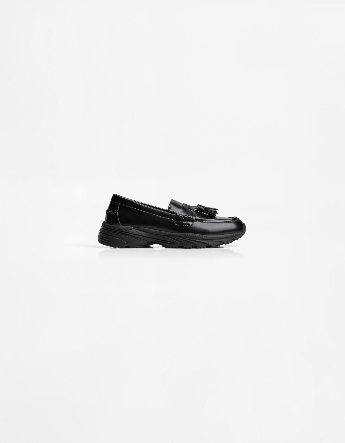버쉬카 테크니컬 스포티솔 블랙 로퍼 2305/664 BLACK - 상세 이미지 5