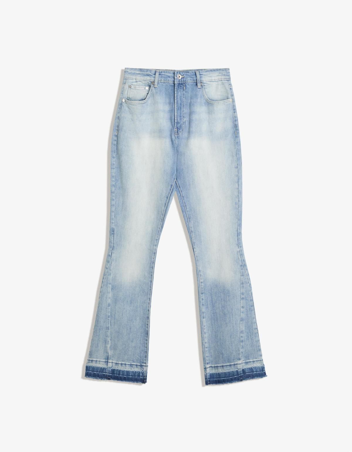 버쉬카 라이트 데님 플레어드 컴포트 진 5341/089 LIGHT BLUE - 상세 이미지 5