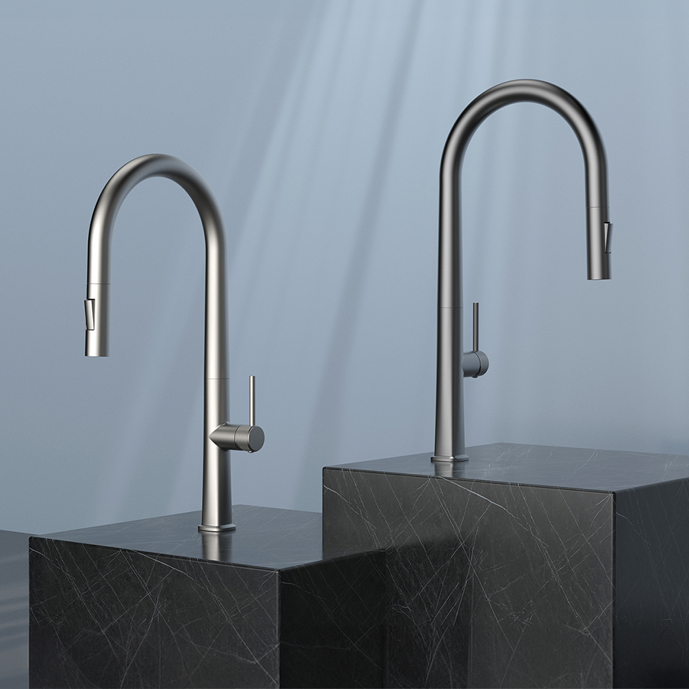 (설치별도) 대림바스 블랙시리즈 라디체 RADICE HFK A19CR1 주방수전 크롬