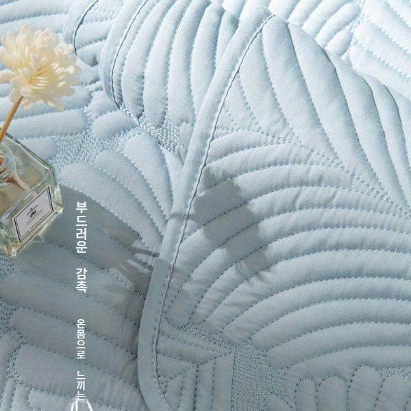 쇼파패드6인용 덮개 넓은 쇼파커버 깔개 매트 방석 블루(미끄럼 방지) 90x90cm - 상세 이미지 4