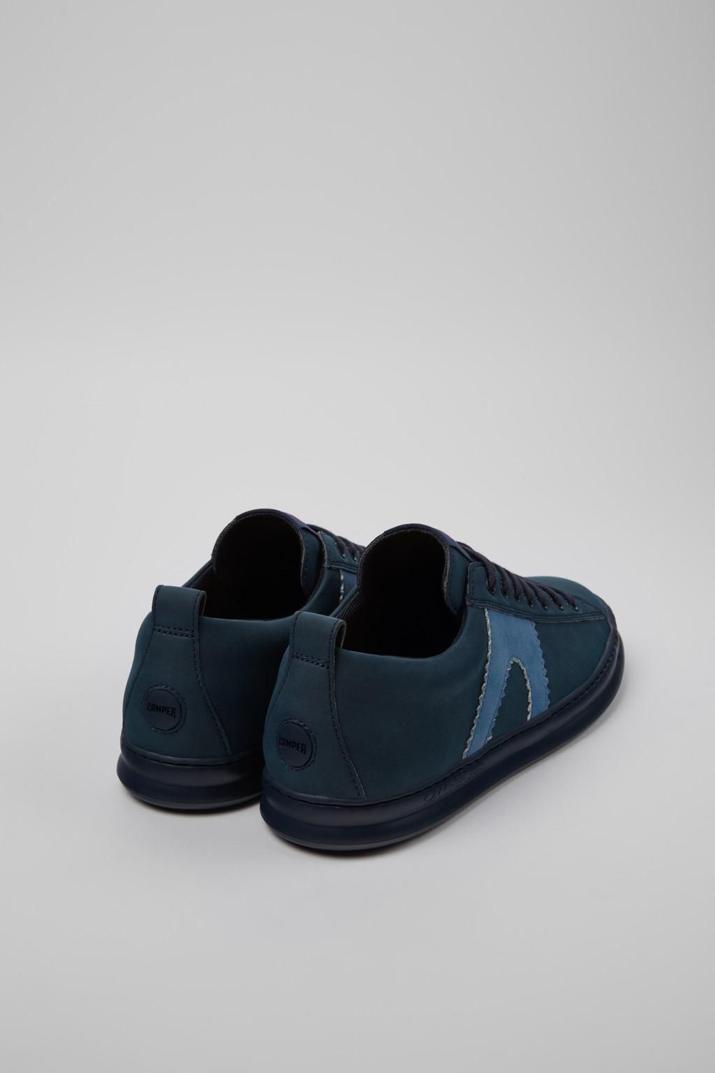캠퍼 블루 레더 남성 로우탑 스니커즈 Runner K100893-015 BLUE - 상세 이미지 3