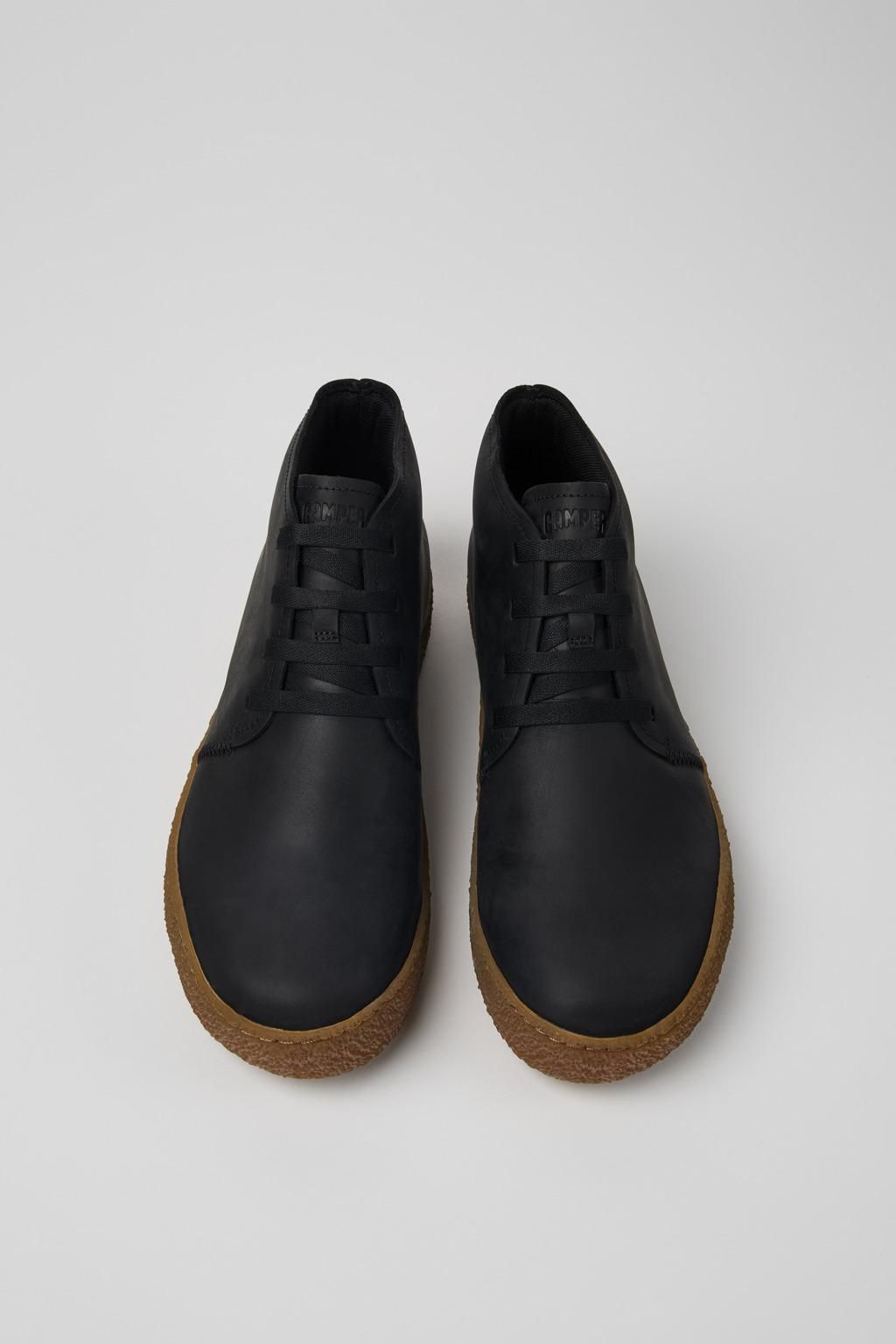 캠퍼 블랙 캐주얼 누벅 데저트 부츠 Peu Terreno K300467-006 BLACK - 상세 이미지 4