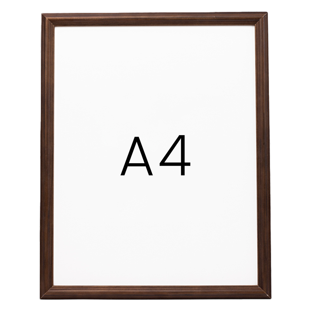 앤디크라인 원목액자 웨딩액자 우드 아크릴 프레임 스튜디오 틀 제작 A4 210x297mm, 진밤 - 메인 이미지