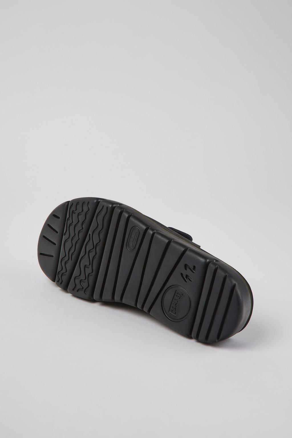 캠퍼 블랙 레더 슬라이드 샌들 Oruga K100286-005 BLACK - 상세 이미지 5
