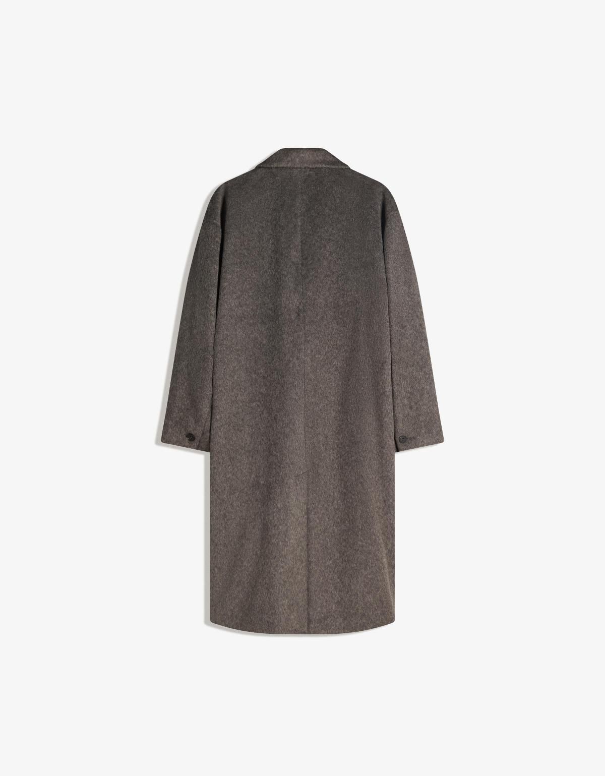 버쉬카 클래식 펠트 텍스처 싱글 코트 6957/759 GREY - 상세 이미지 3