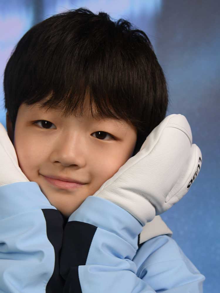 루디스 스노우프로 LUP01JG01 주니어 가죽 장갑 화이트, L - 상세 이미지 5