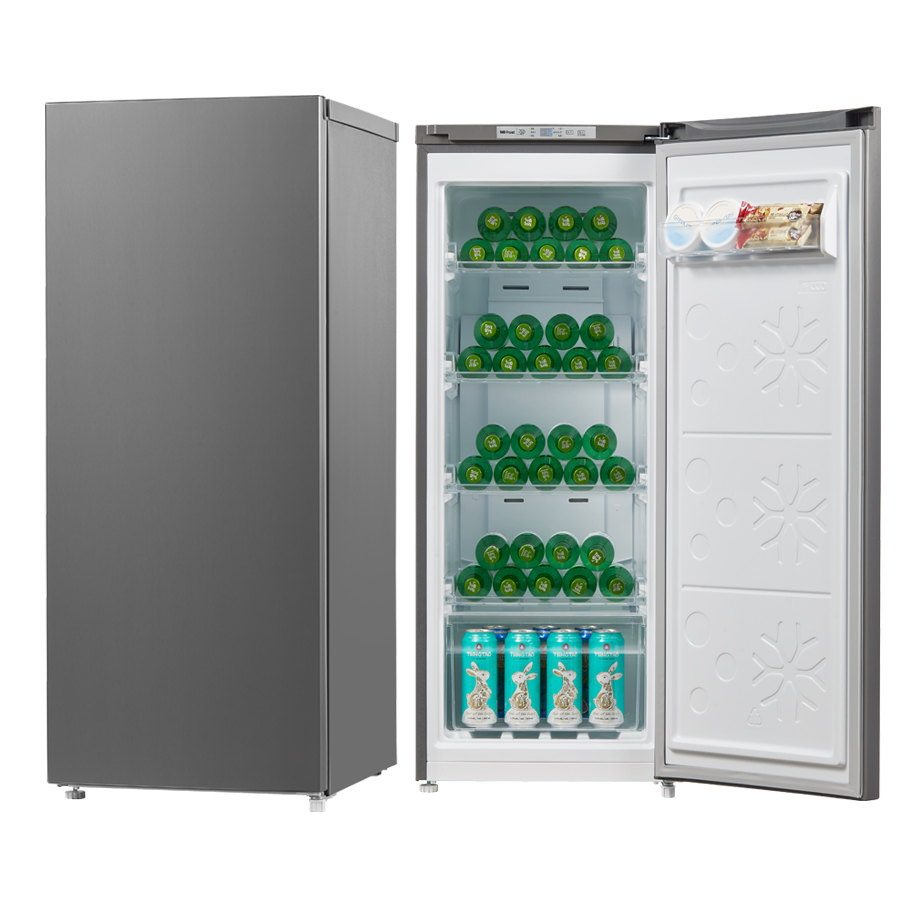 캐리어 소주슬러시 육류 음료 김치 다기능 냉장/냉동고 122L 실버 MFNO122SEM1