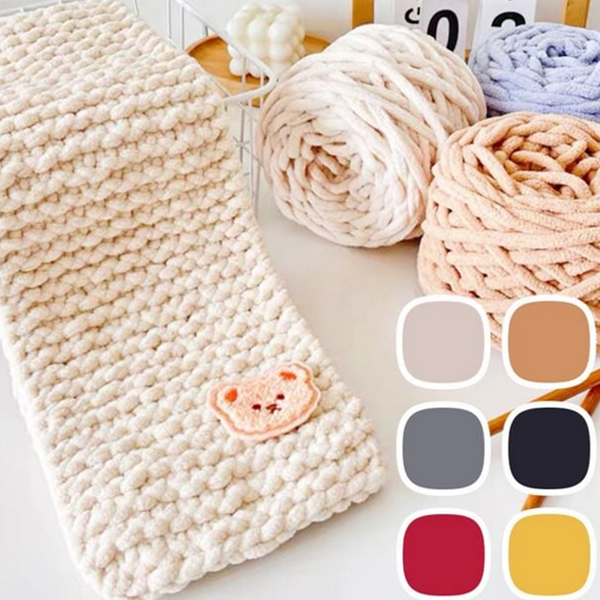 초보자 diy 목도리 뜨개질 선물 목도리 뜨개질 키트 만들기 - 상품 이미지