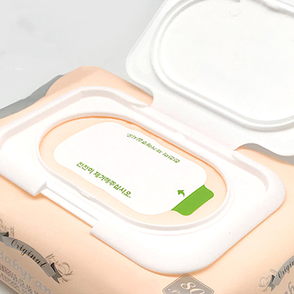 대용량 아기 물티슈 캡형 80매, 20개