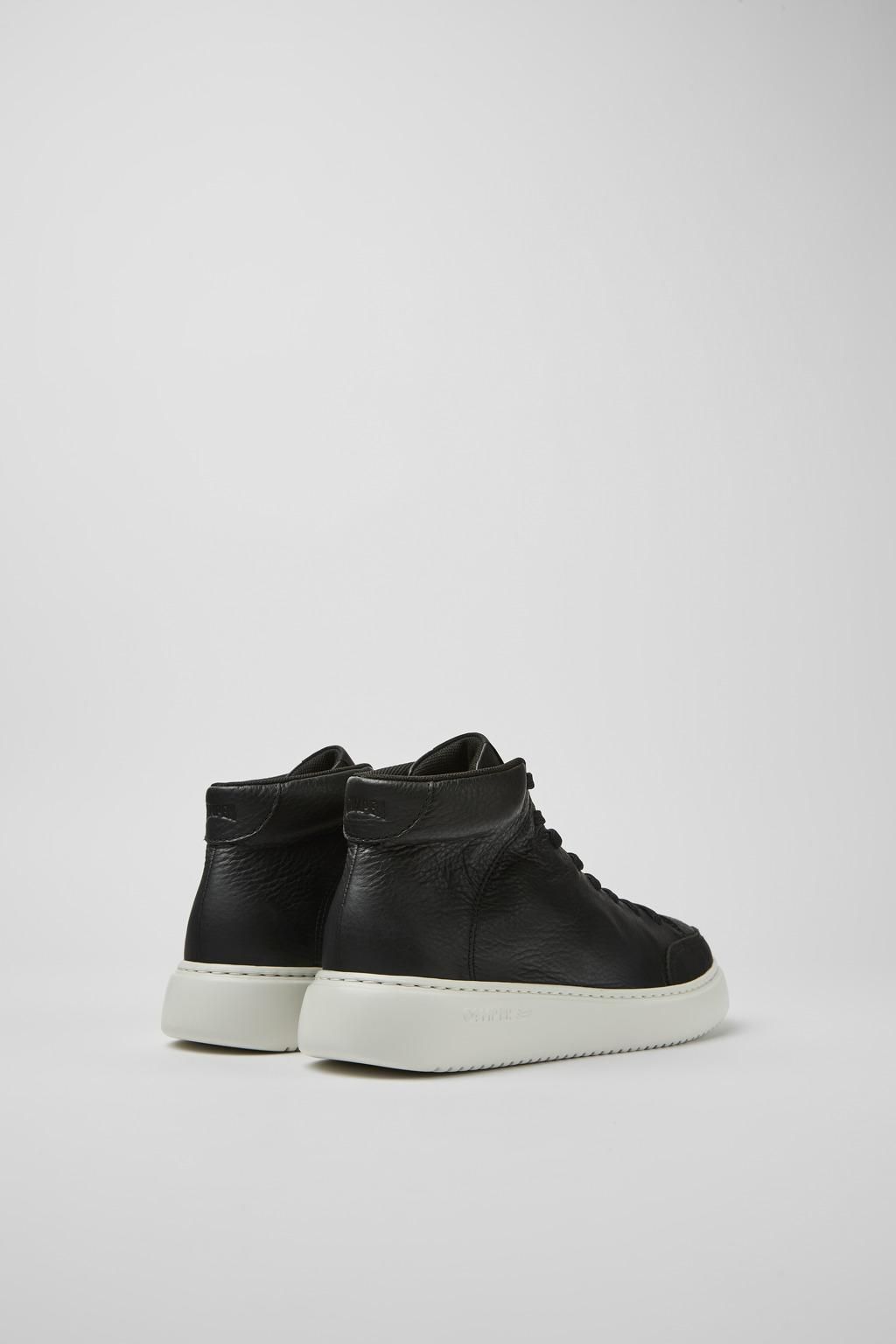 캠퍼 블랙 가죽 앵클부츠 Runner K21 K300438-002 BLACK - 상세 이미지 3