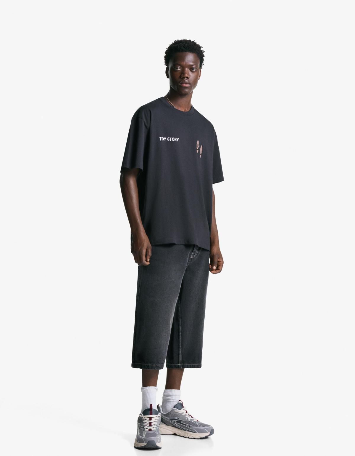 버쉬카 토이 스토리 프린트 반팔 티셔츠 8053/538 DARK GREY - 상세 이미지 5
