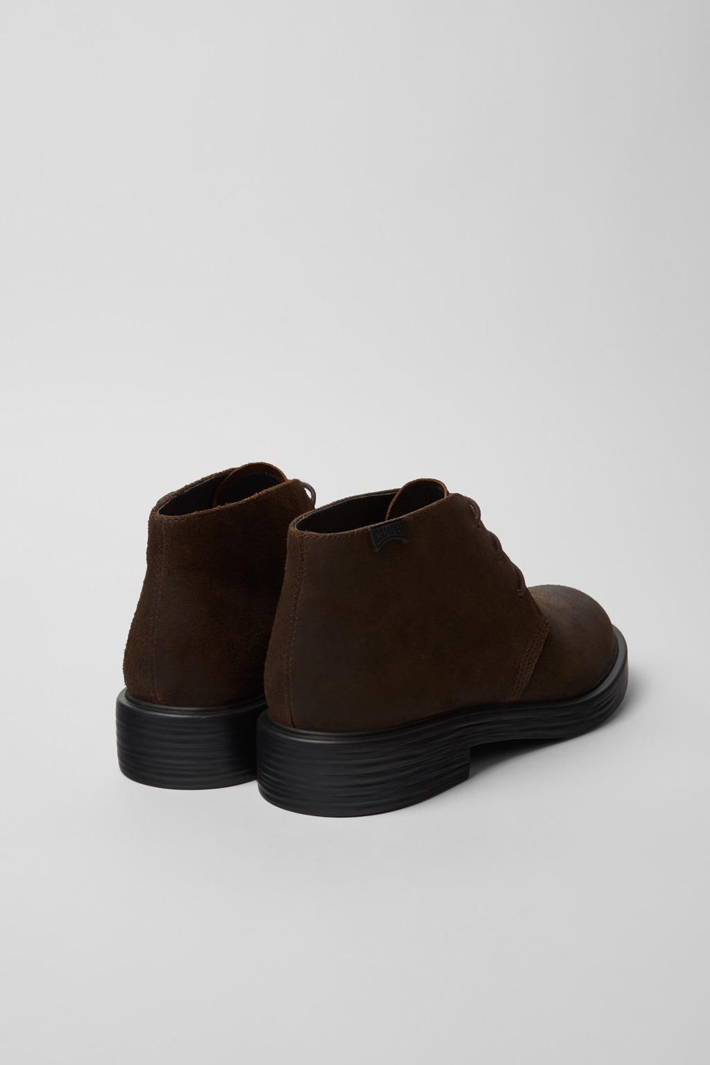 캠퍼 브라운 누벅 남성 앵클부츠 Dean K300493-006 BROWN - 상세 이미지 3