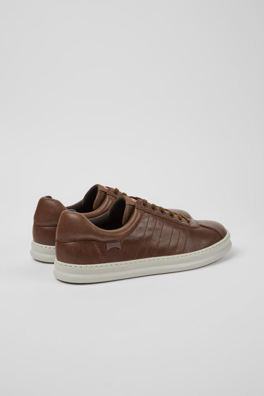 캠퍼 브라운 가죽 남성 스니커즈 Runner K100227-014 BROWN - 상세 이미지 3