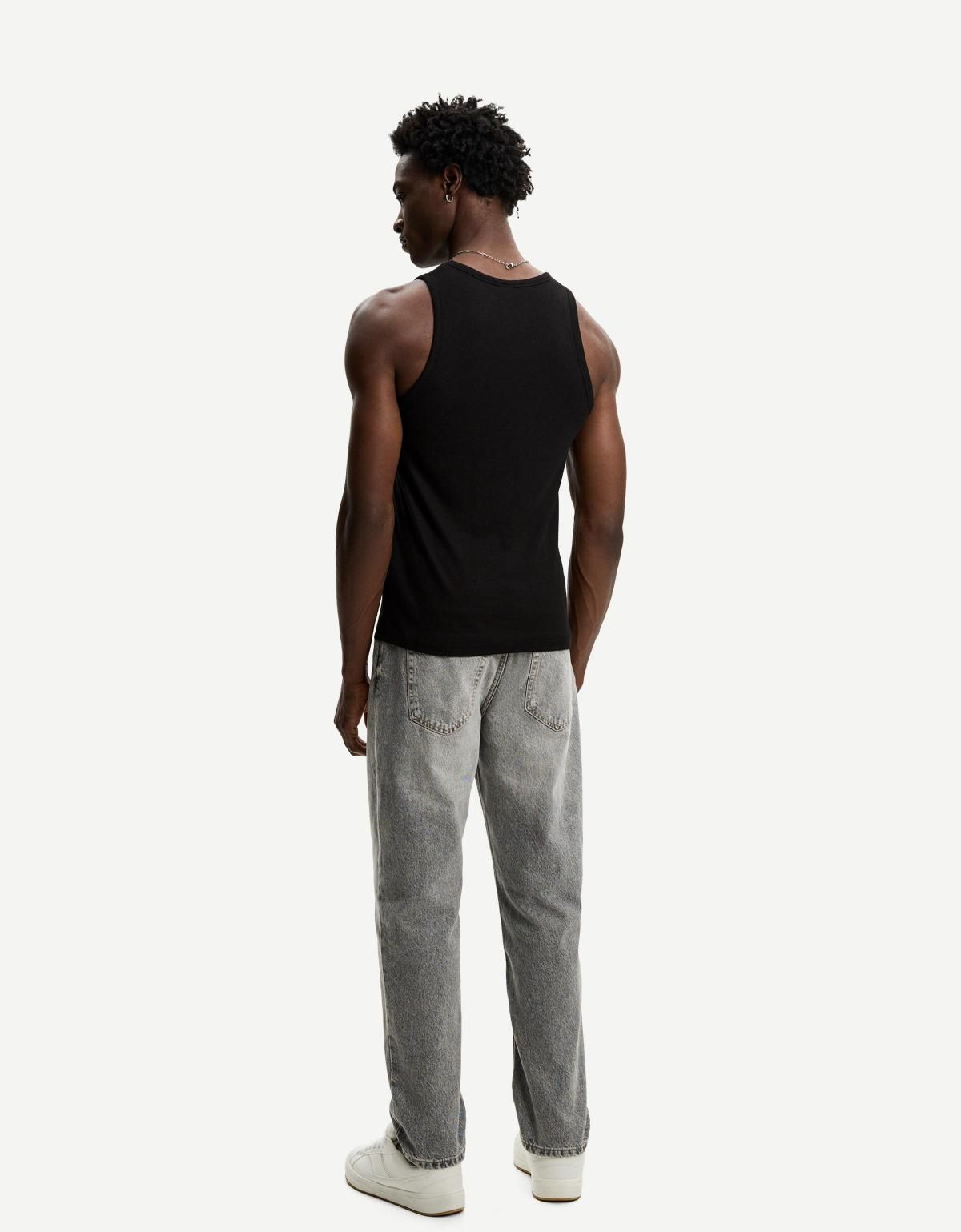 버쉬카 빈티지 데님 스트레이트핏 청바지 5328/534 DARK GREY - 상세 이미지 4
