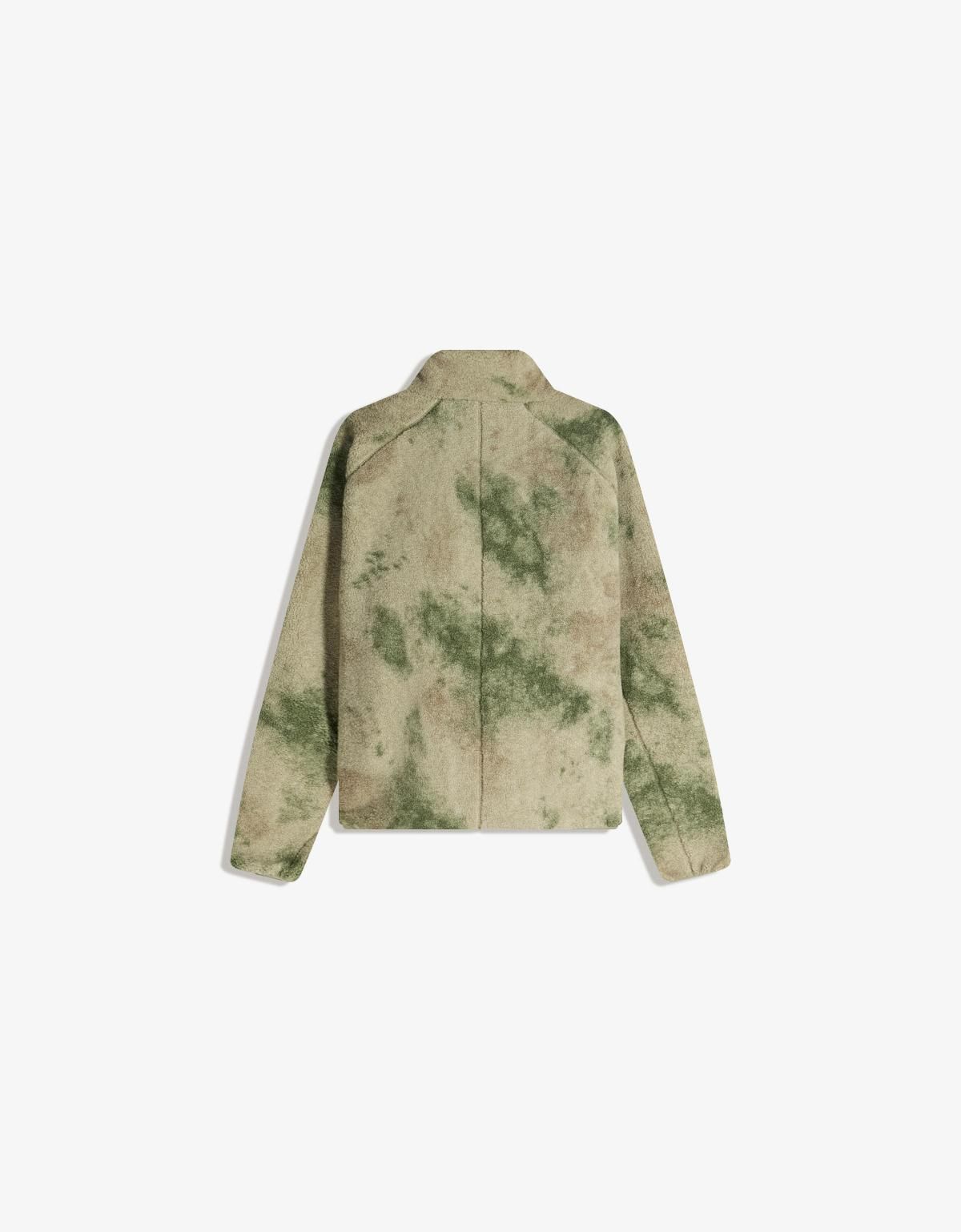 버쉬카 카모플라주 페이크 퍼 집업 재킷 6807/759 KHAKI - 상세 이미지 2