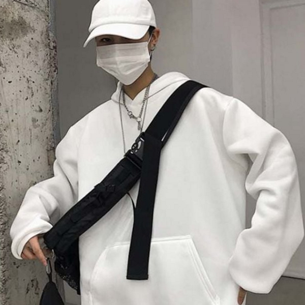 기모 남녀공용 후드 티 데일리 가을 후드 티 베이직 - 메인 이미지