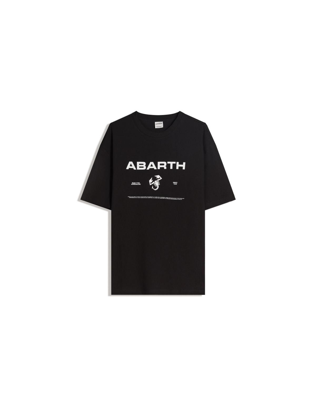 버쉬카 레이싱 프린트 블랙 반팔 티셔츠 8075/538 BLACK - 메인 이미지