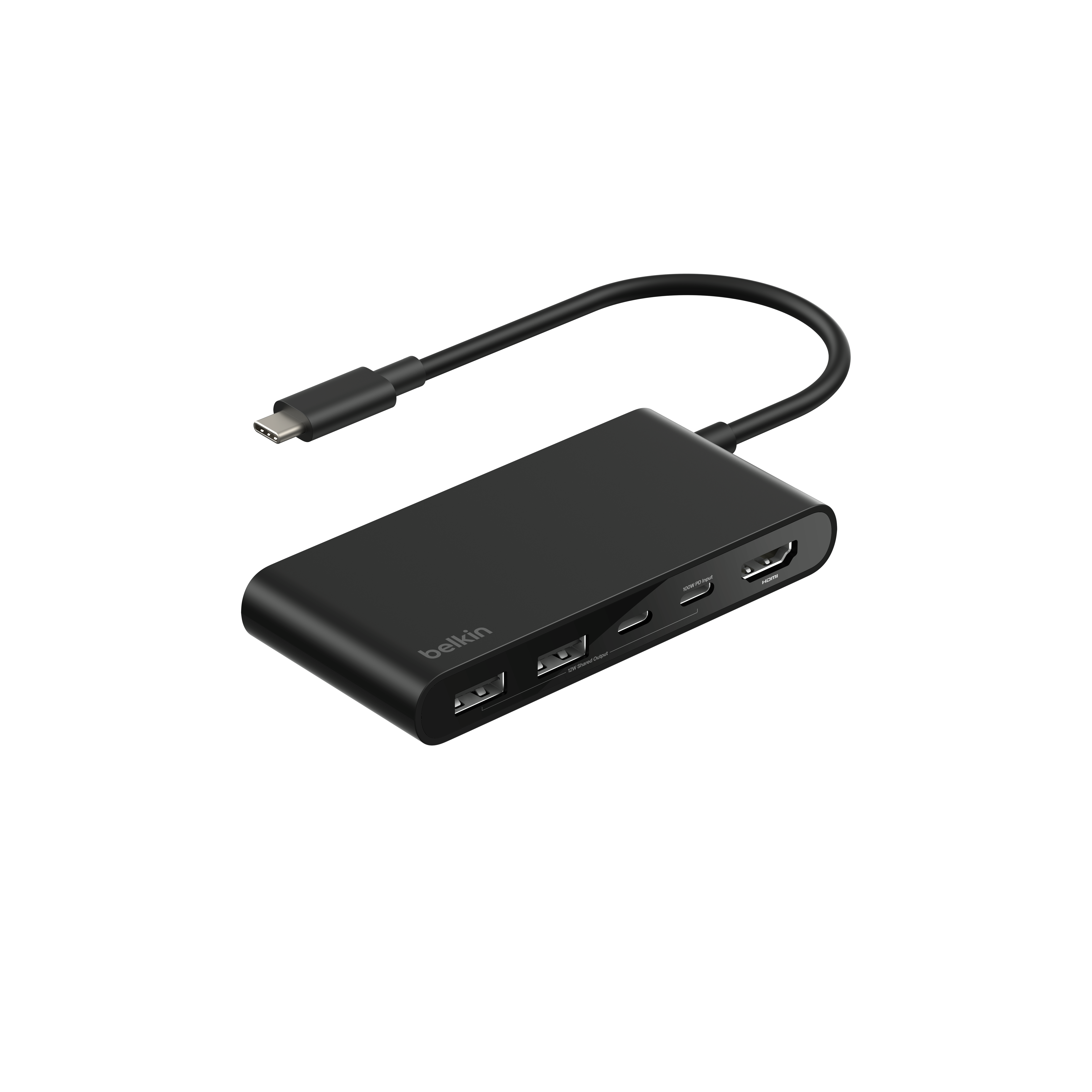 벨킨 USB-C타입 USB 3.2 멀티허브 HDMI 5in1 맥북 아이패드용 도킹스테이션 - 상품 이미지