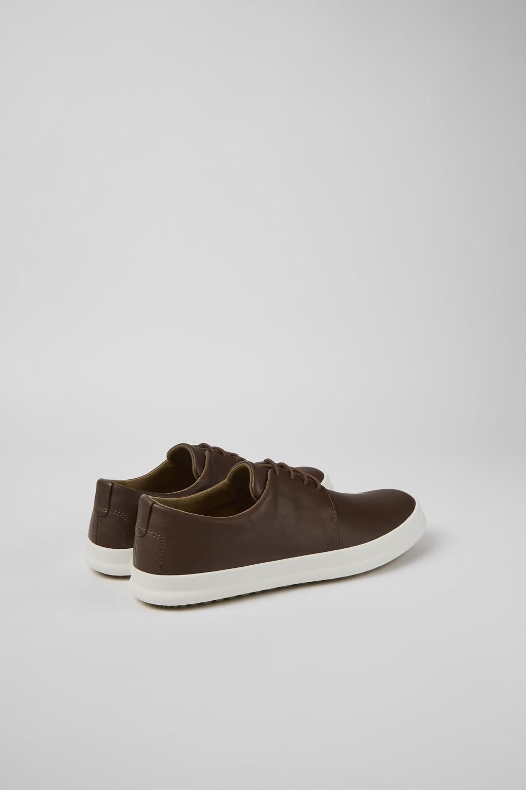 캠퍼 브라운 레더 캐주얼 남성 슈즈 Chasis K100836-012 BROWN - 상세 이미지 3