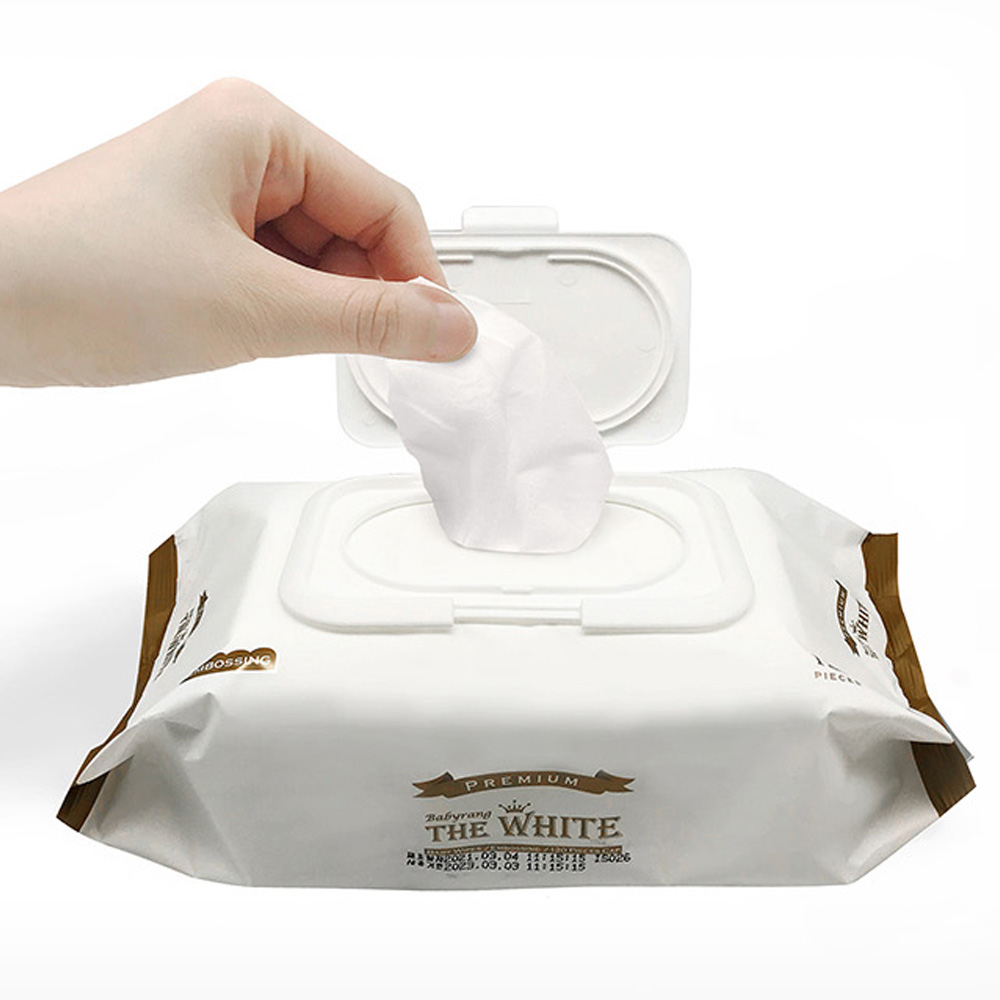 대용량 아기 물티슈 캡형 120매, 20개