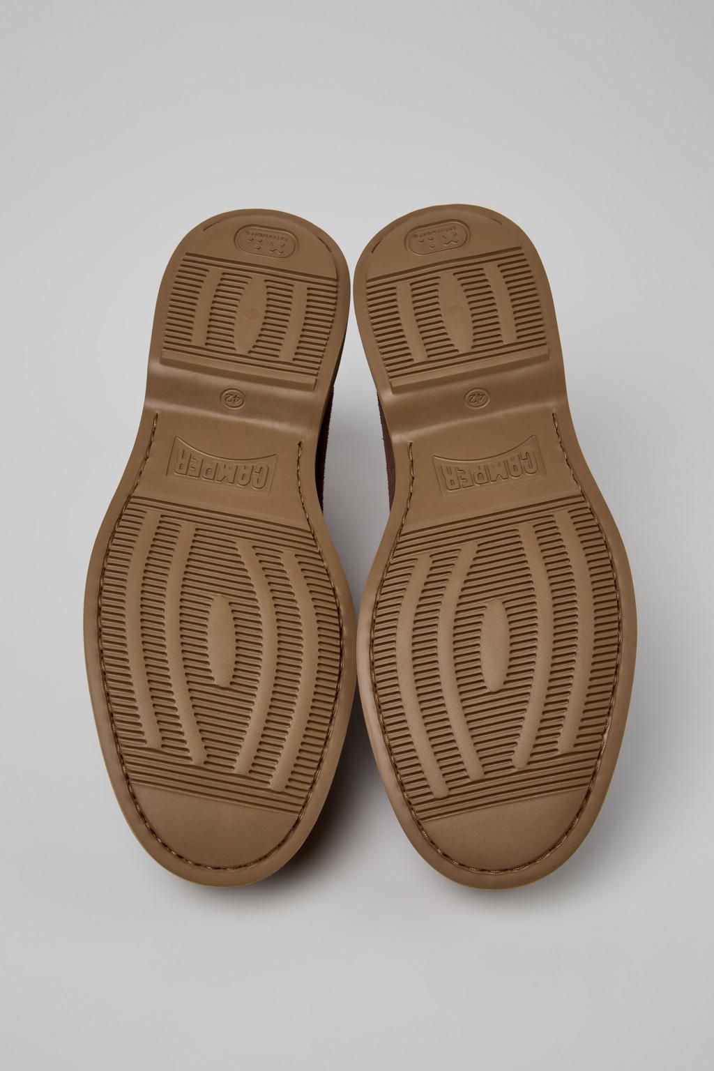 캠퍼 브라운 스웨이드 남성 앵클부츠 Norman K300513-006 BROWN - 상세 이미지 5