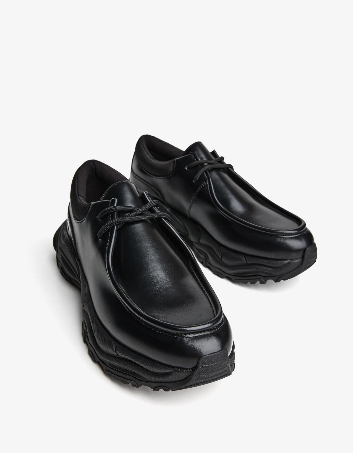 버쉬카 청키솔 베이직 스니커즈 2306/664 BLACK - 상세 이미지 2