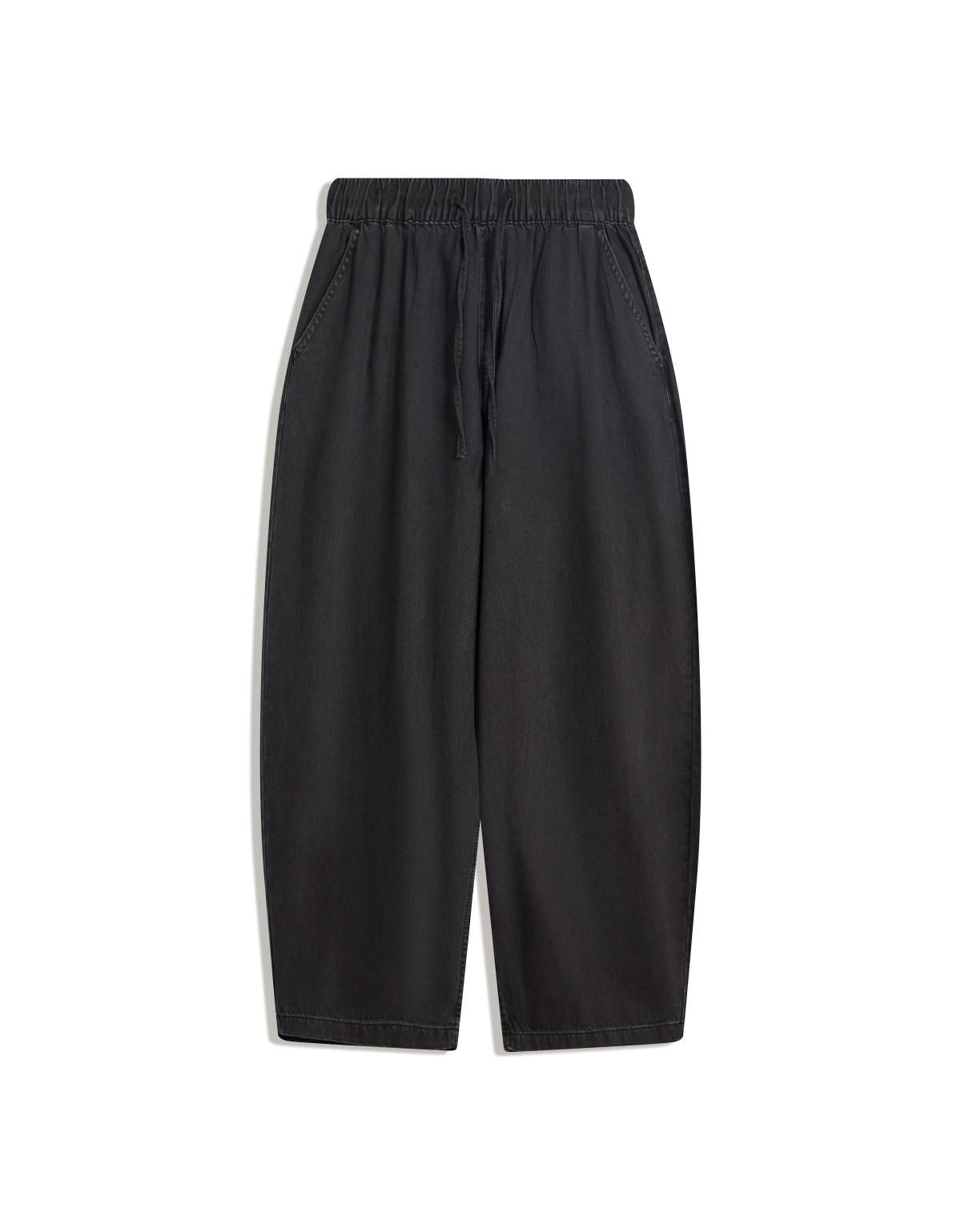 버쉬카 와이드핏 스트리트 데님 조거 팬츠 5360/388 BLACK - 상세 이미지 2