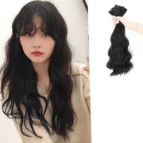 여자 긴 머리 가발 풍성한 여성 웨이브 가발 - 상품 이미지
