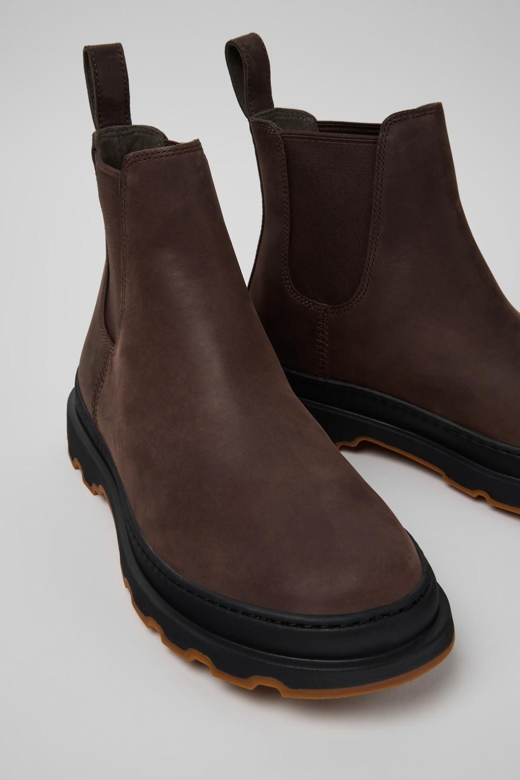 캠퍼 브라운 첼시 앵클부츠 Brutus K300534-002 BROWN - 상세 이미지 2