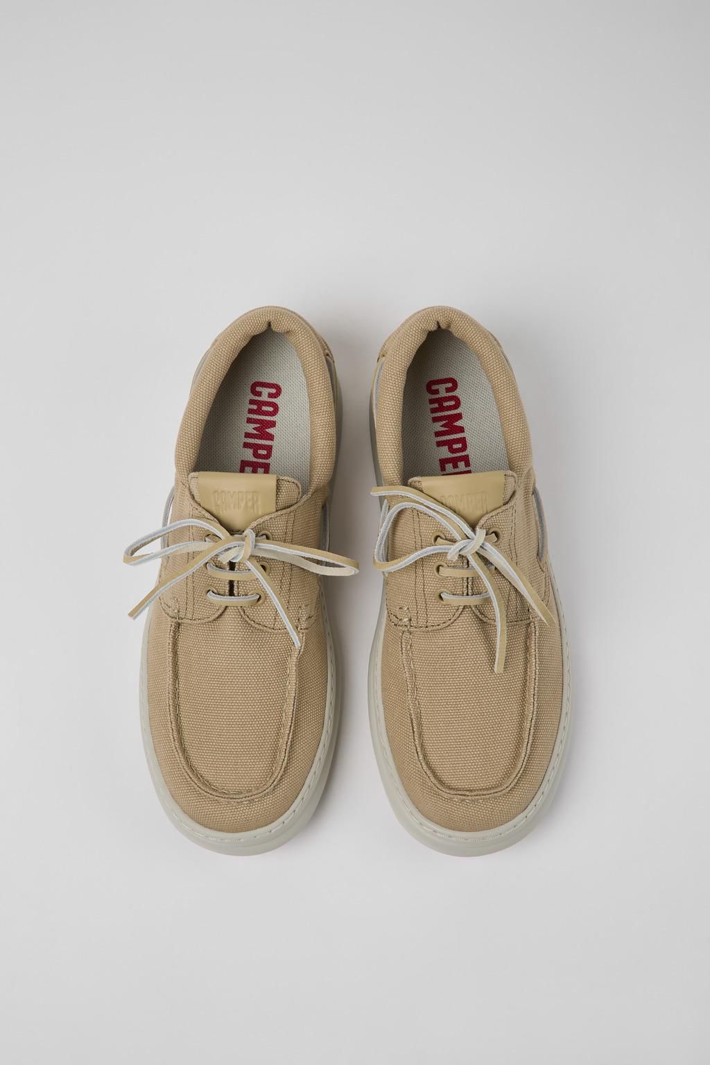 캠퍼 베이지 텍스타일 남성 스니커즈 Runner K100804-007 BEIGE - 상세 이미지 4