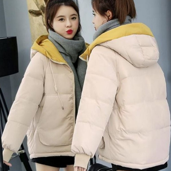 데일리 여성 패딩 점퍼 루즈핏 여자 패딩 점퍼 따뜻한 - 상품 이미지