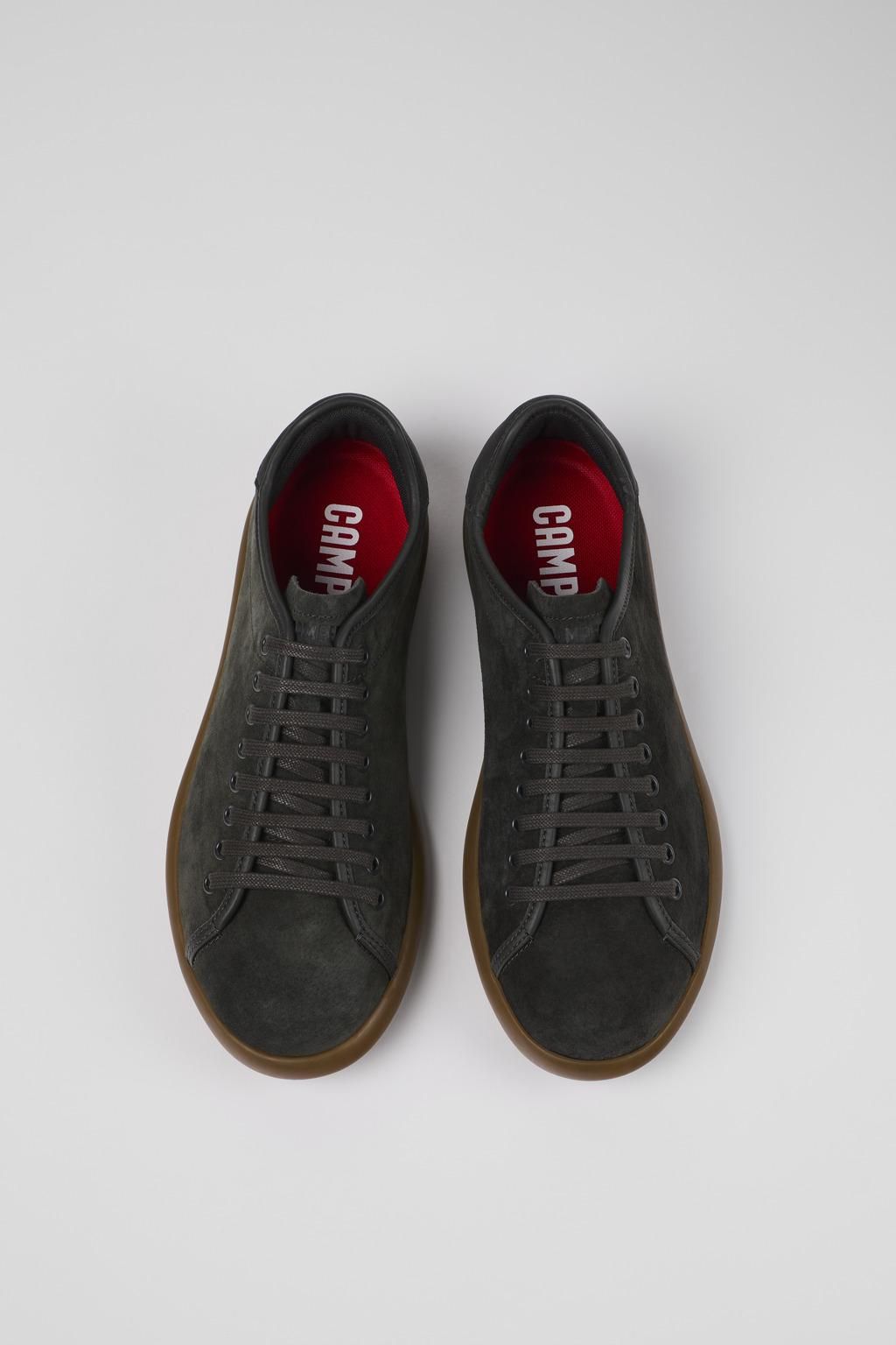 캠퍼 그레이 누벅 레더 스니커즈 Pelotas Soller K100974-004 GREY - 상세 이미지 4