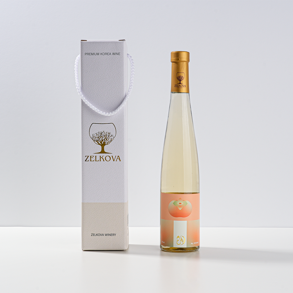 젤코바 스위트 홍시와인 10.5% 375ml 화이트 스위트 국산와인 전통주 상주감
