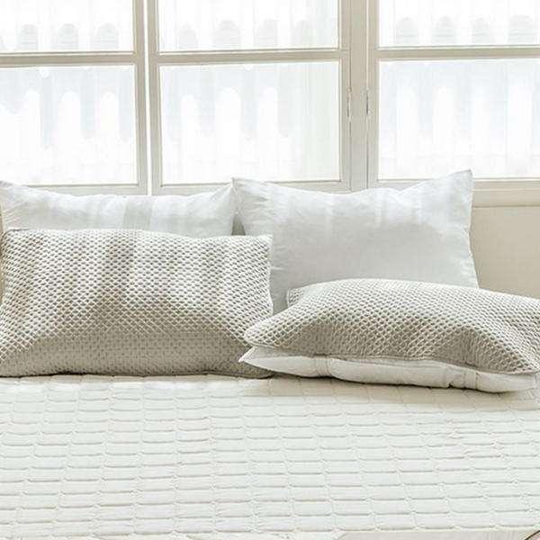 사계절 십자 누빔 베개 커버 호텔 밴딩형 베개 커버