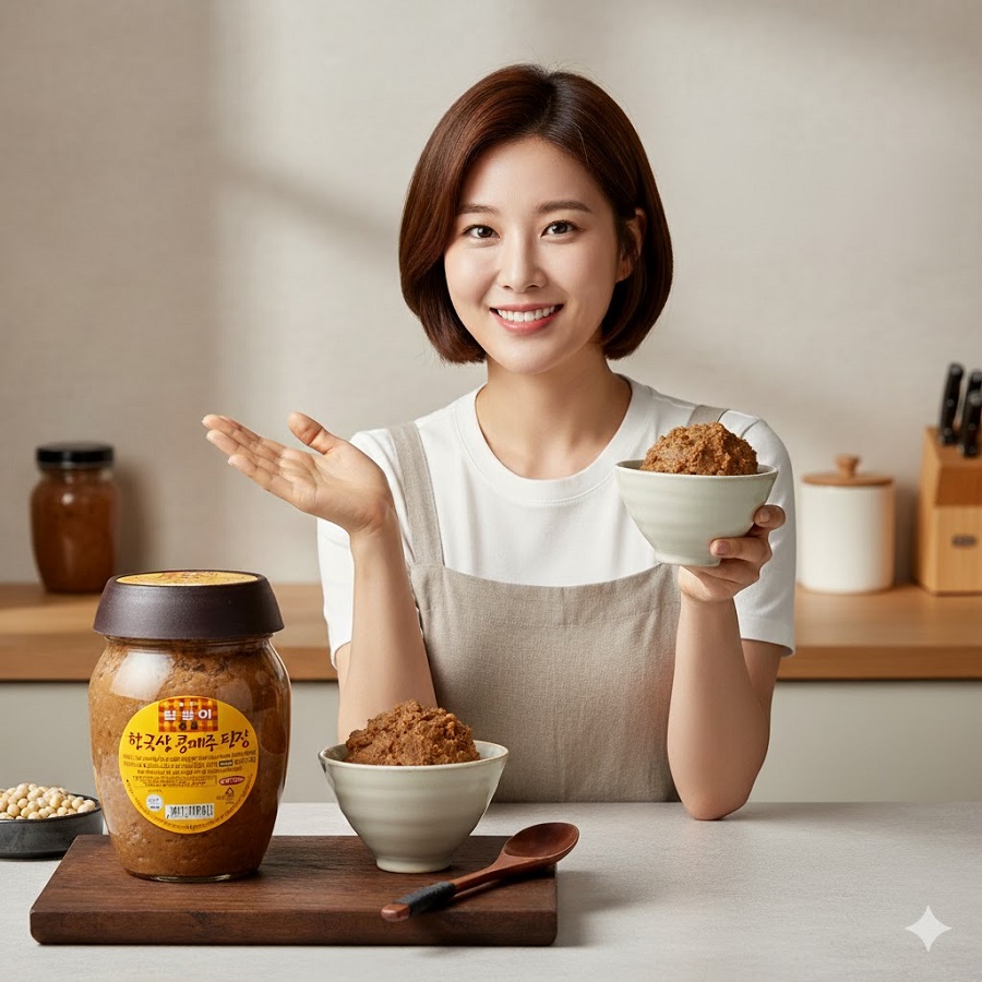 알알이된장 콩메주 국산 된장 2kg 1개 - 상품 이미지