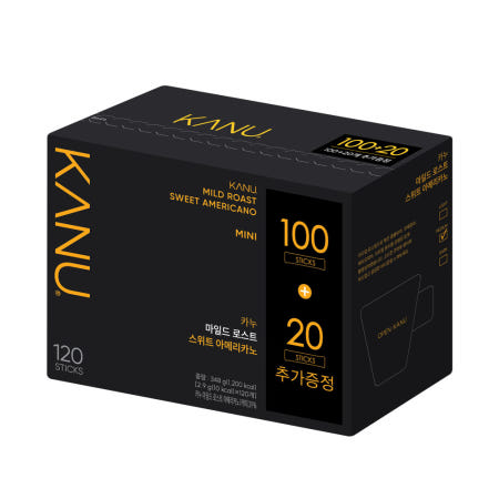 동서 맥심 카누 마일드 스위트 미니 120T / 아메리카노 원두 커피