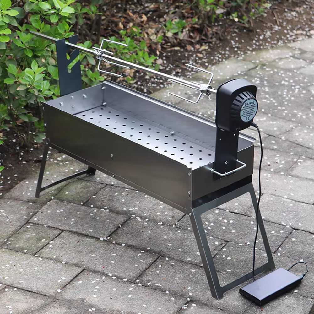 전기 통닭구이 숫붗 바베큐 레인지 훈제 스토브 훈연 50x18cm 그릴 7종세트 - 상세 이미지 2