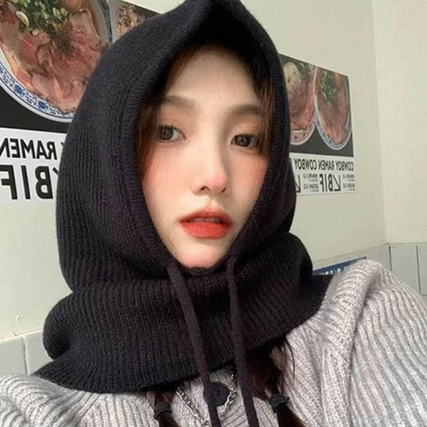 소프트 후드 넥 워머 귀마개 목 토시 후드 - 상품 이미지