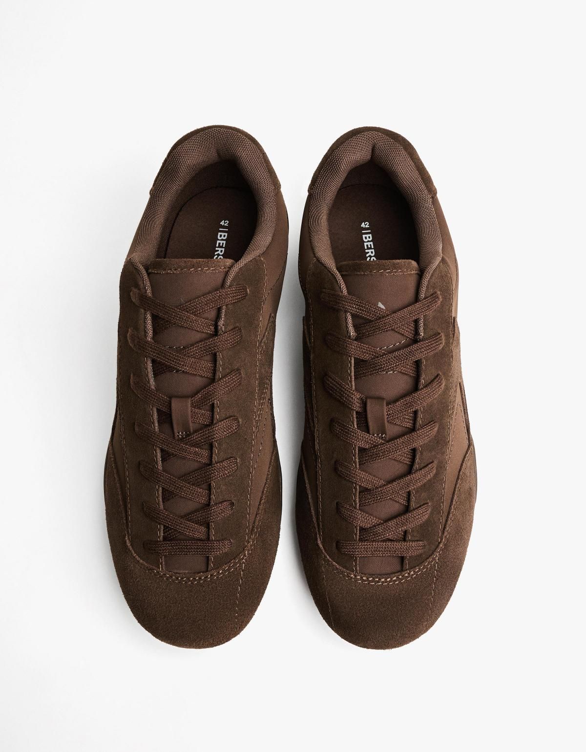 버쉬카 슬림핏 브라운 트레이닝 스니커즈 2310/664 BROWN - 상세 이미지 5