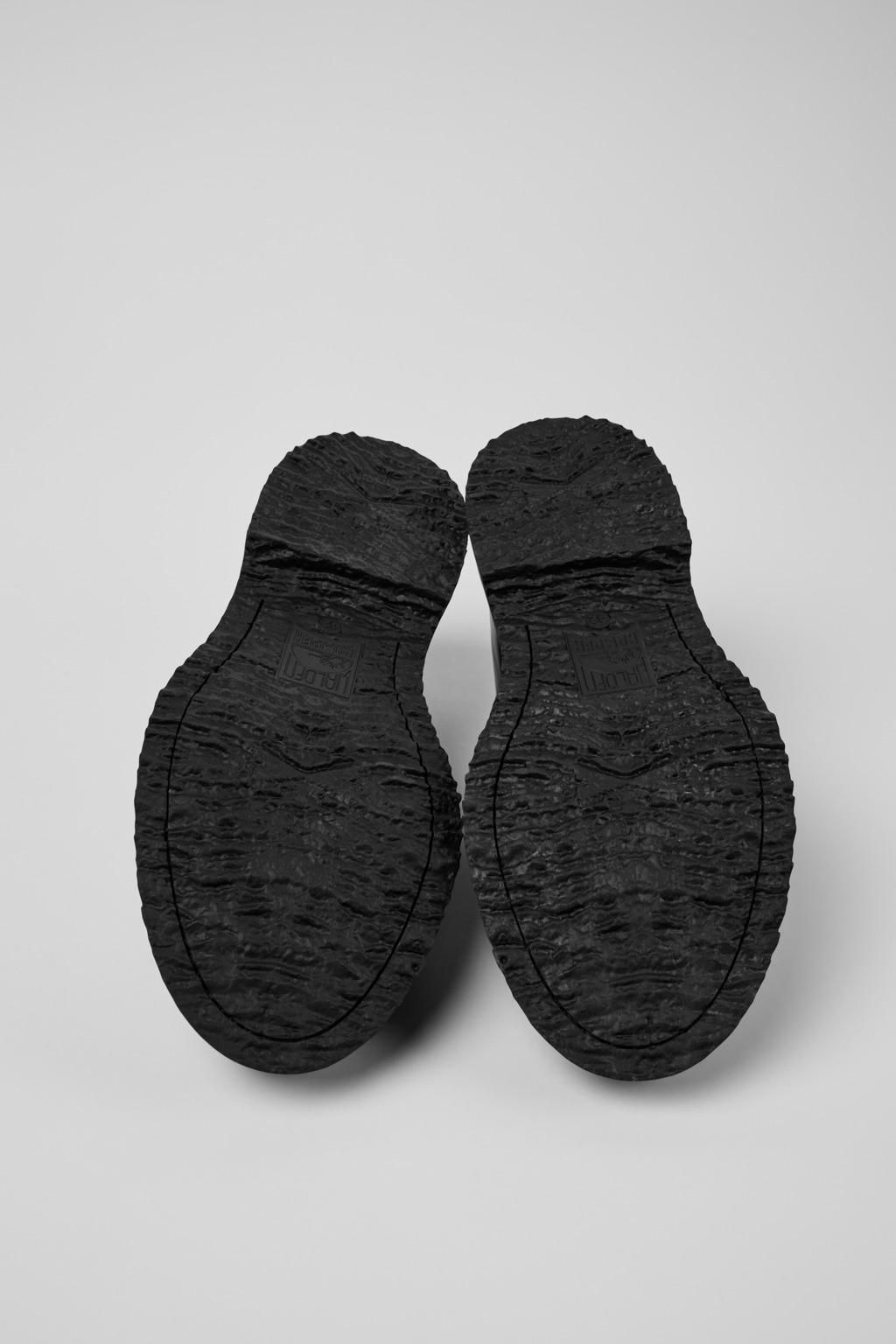 캠퍼 프리미엄 블랙 레더 로퍼 Twins K101065-001 BLACK - 상세 이미지 5
