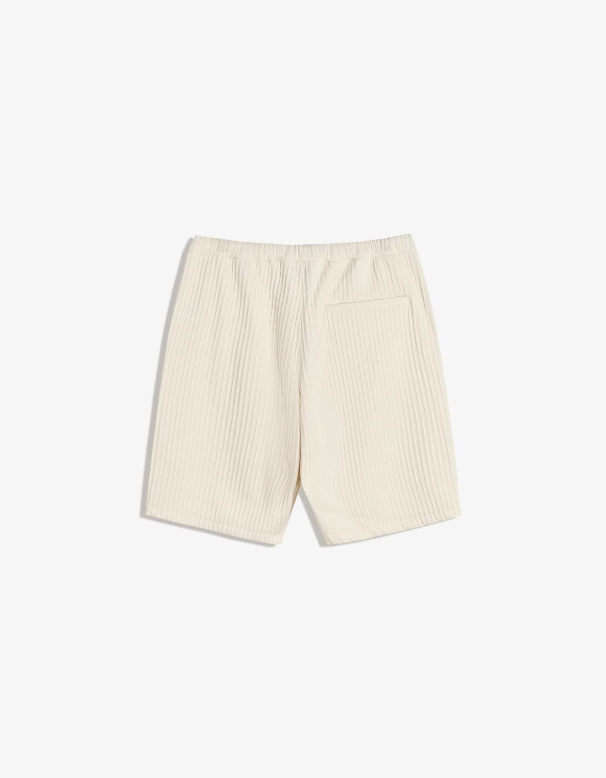 버쉬카 플리츠 아이보리 스케이터 반바지 8435/662 OFF WHITE - 상세 이미지 2