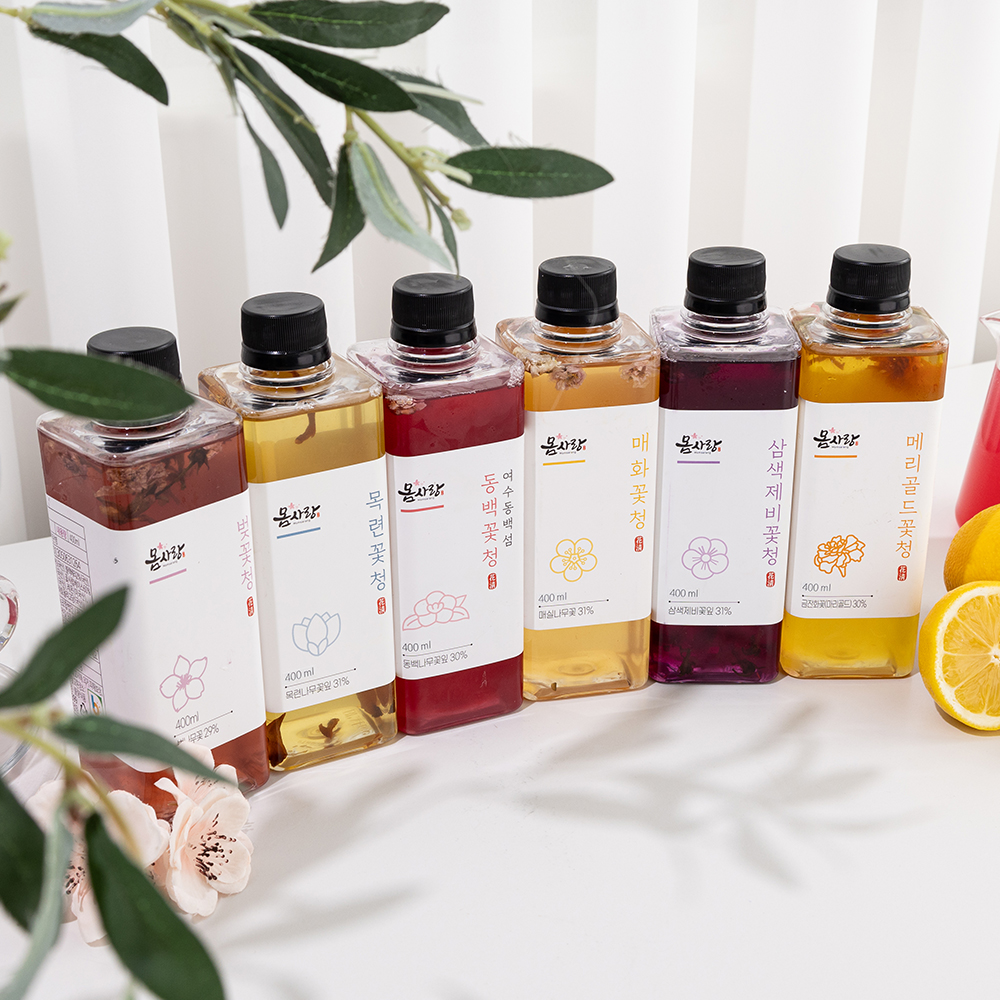 (몸사랑) 수제 메리골드꽃 청 350ml 이미지 8
