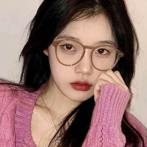 가벼운 남여공용 안경 뿔테 블루라이트 차단 안경 데일리패션 - 상품 이미지