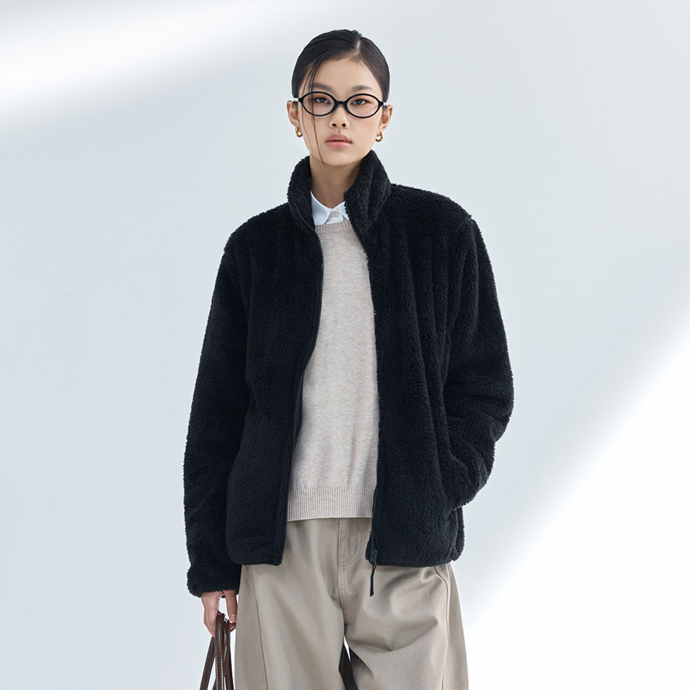 [N배송][리사이클] 스파오 베이직 퍼플리스 집업 SPFZF4TC01 제품 이미지