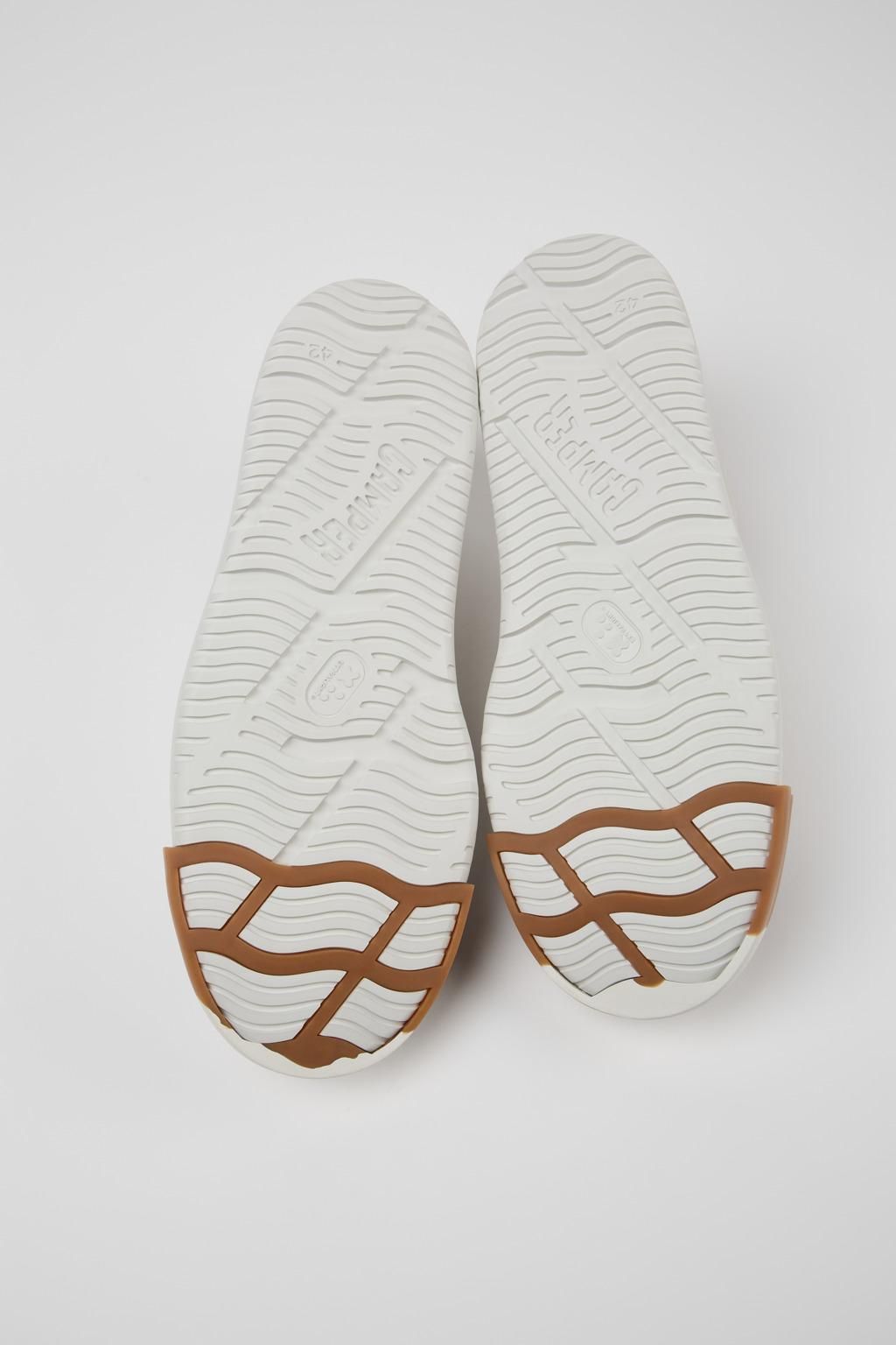 캠퍼 화이트 가죽 로우탑 스니커즈 Junction Runner K100978-006 WHITE - 상세 이미지 5