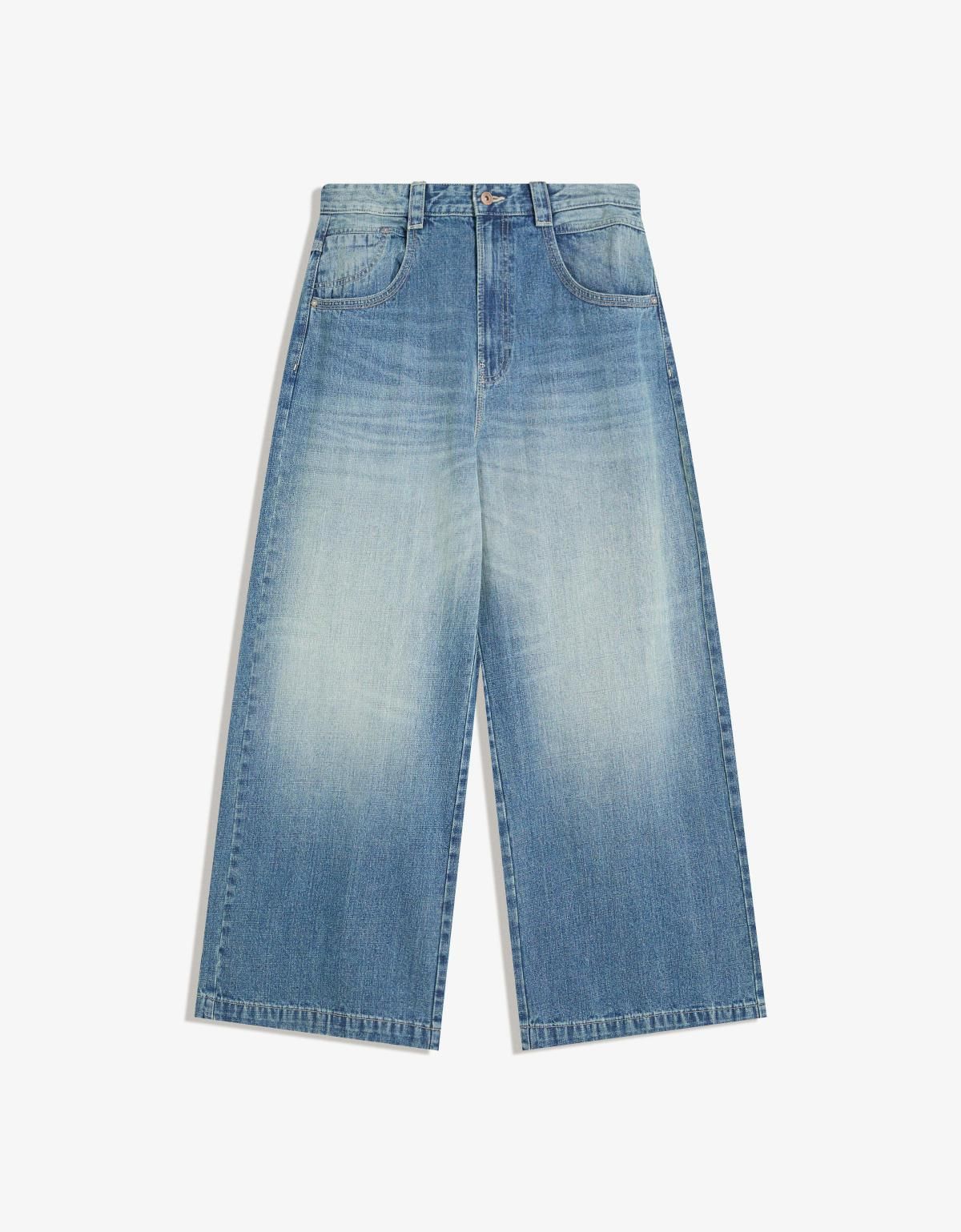 버쉬카 스트리트 와이드핏 메가 배기 진 5354/352 LIGHT BLUE - 상세 이미지 2